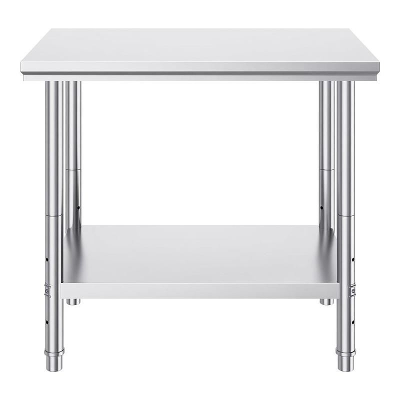 Commercial Kitchen Tables - Metal Workstation 900x600x800 mm For Kitchen