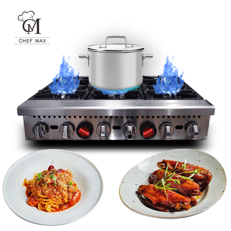 Commercial Kitchen Youtube - Commercial Kitchen Gaz Cooking Rangs 6