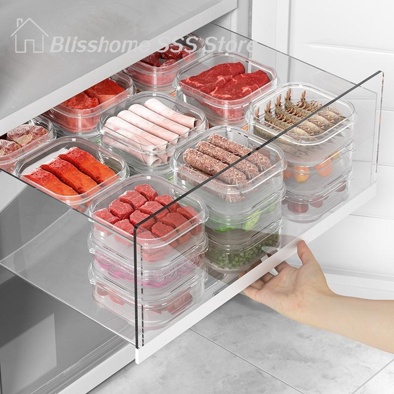 Commercial Kitchen Fridge - 【S】5/10PCS Freeze Meat Preservation Box Refrigerator