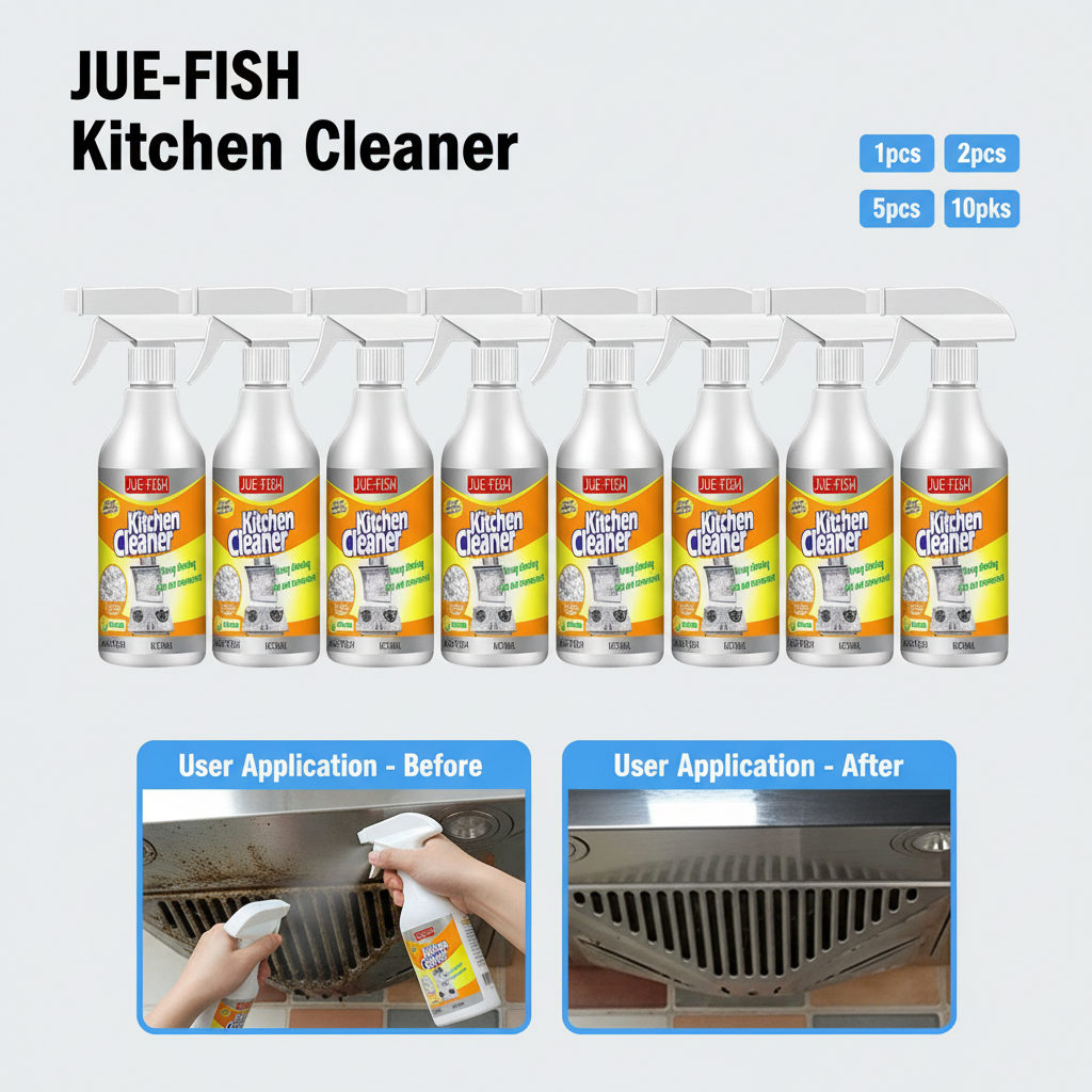 Commercial Kitchen Grease Cleaner - 60ml Kitchen Foam Cleaner - Magic