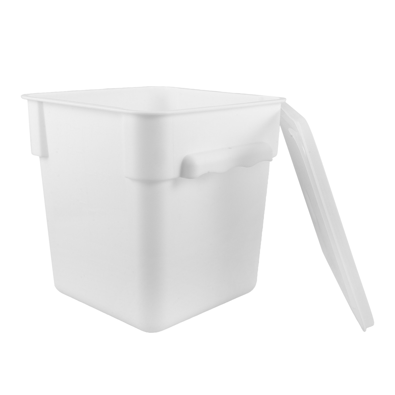 Commercial Kitchen Microwave - 12L Square Plastic Food Storage Container