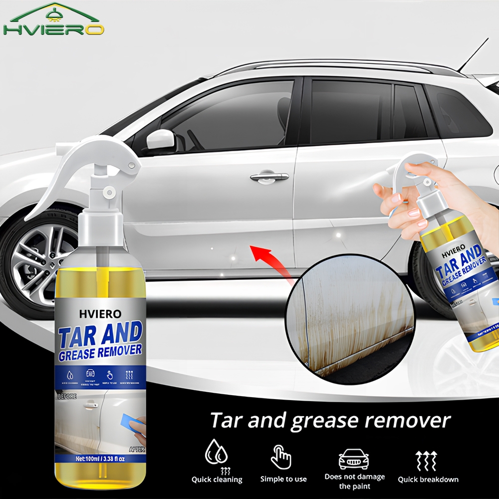 Commercial Kitchen Grease Cleaner - 100ml Car Oil Tar Remover Solvents