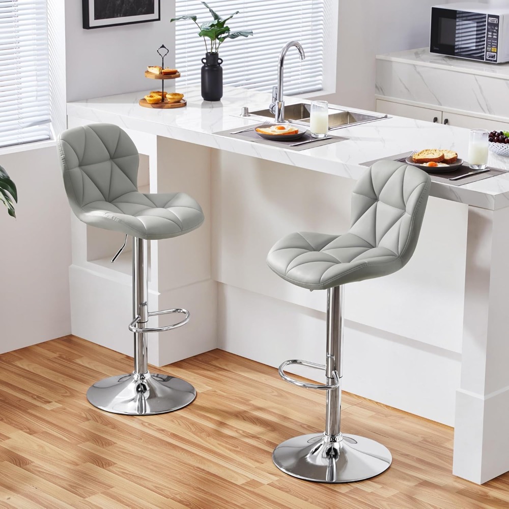 Commercial Kitchen Set - Bar Stools Set of 2, Modern