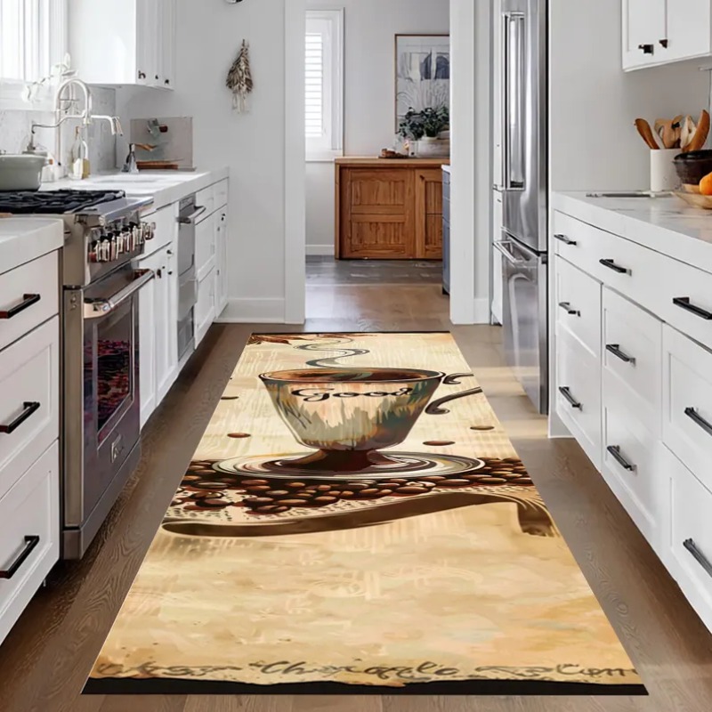 Commercial Kitchen In Your Home - Coffee Rug Kitchen Mat Artistic Non