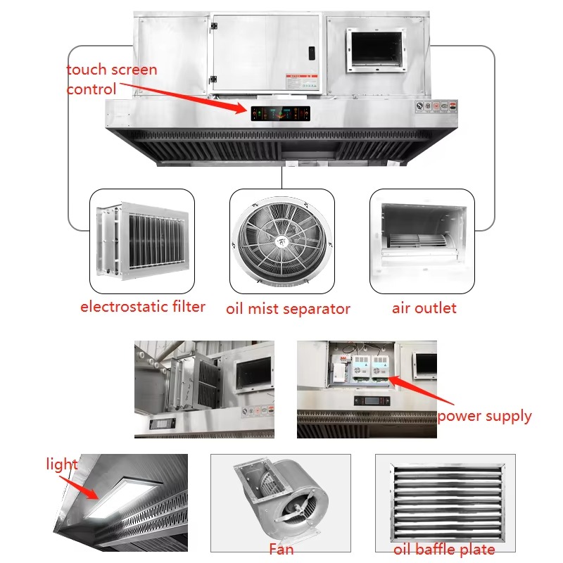 Commercial Customizable Restau - Commercial Kitchen Chimney บทวิจารณ์และราคา