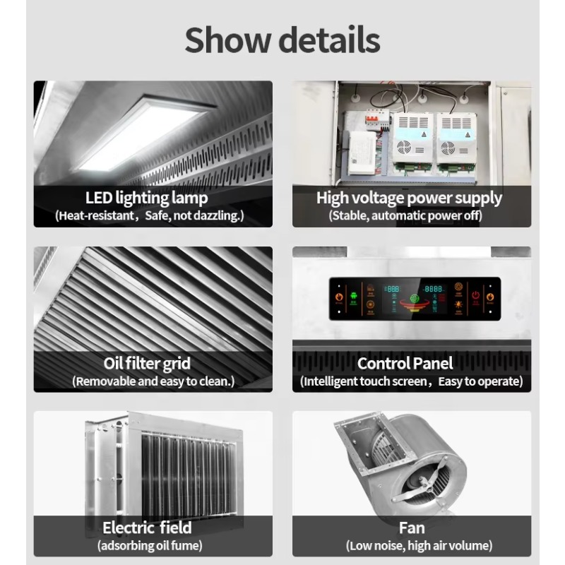 Commercial Customizable Restau - Commercial Kitchen Chimney บทวิจารณ์และราคา