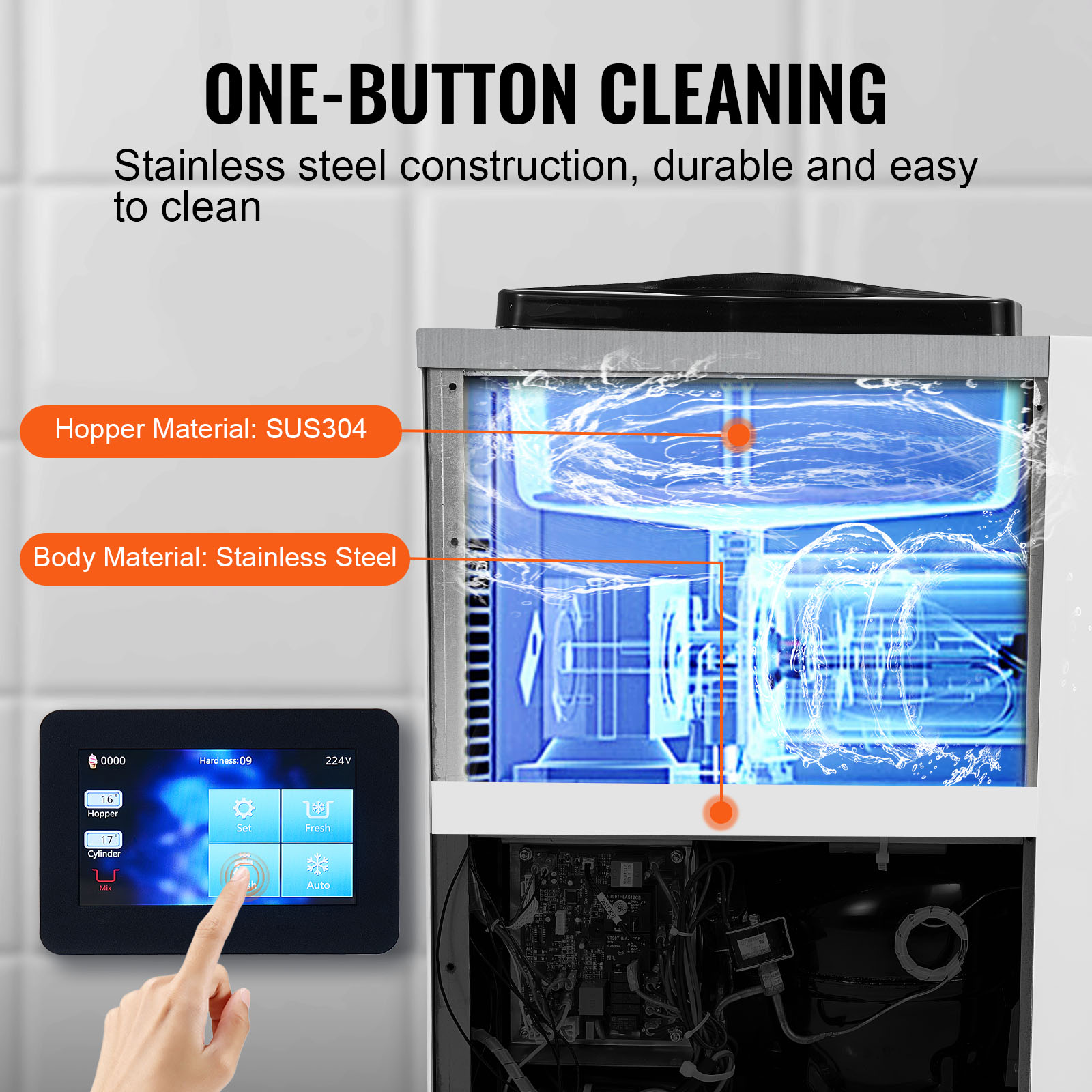 SucceBuy Commercial Ice Cream  - Commercial Ice Maker บทวิจารณ์และราคา