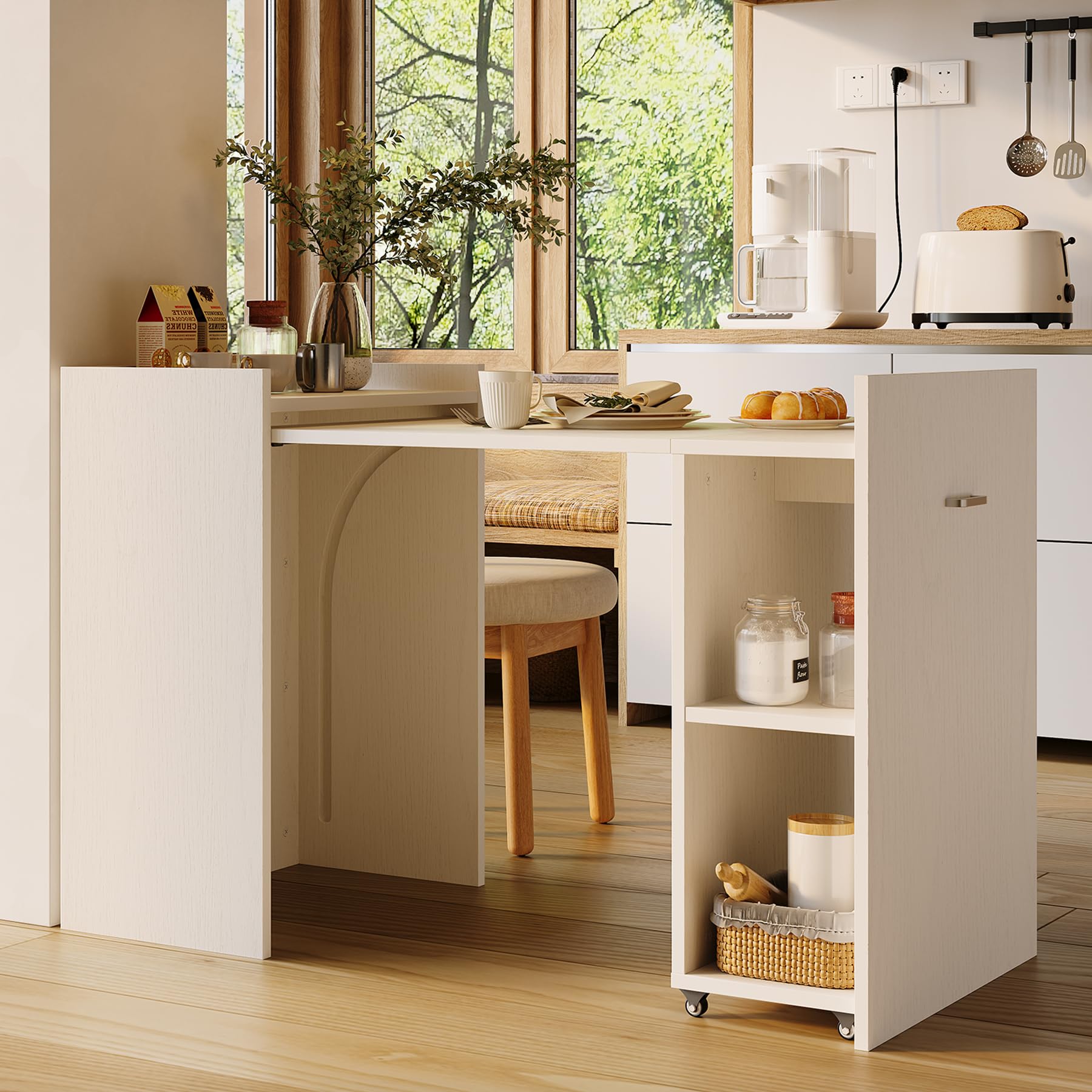 Foldable Computer Desk With St - Commercial Kitchen Small Space บทวิจารณ์และราคา