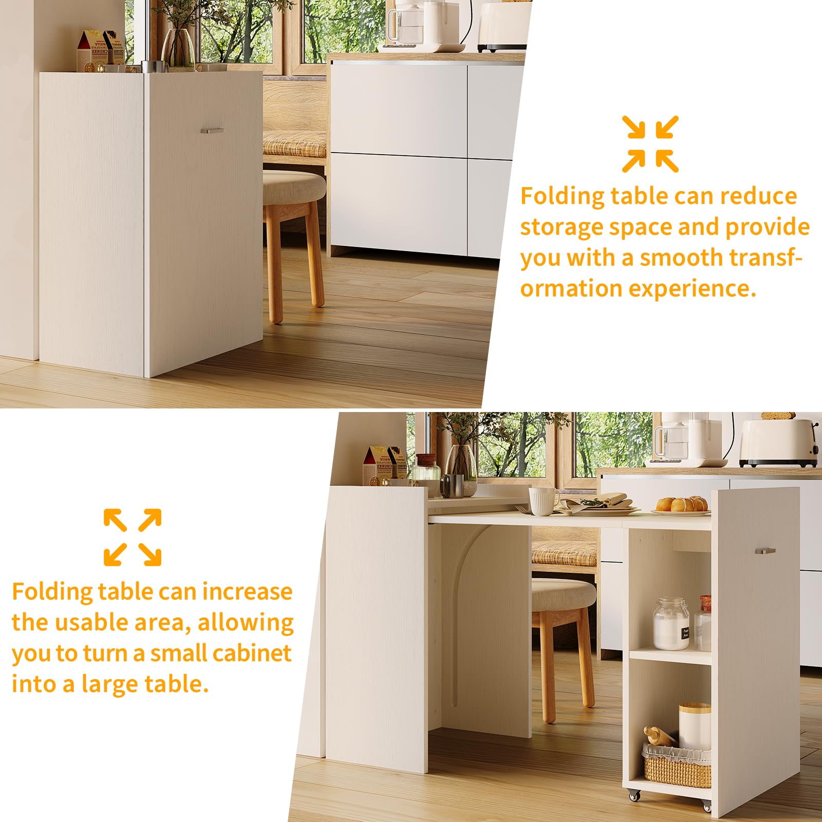 Foldable Computer Desk With St - Commercial Kitchen Small Space บทวิจารณ์และราคา