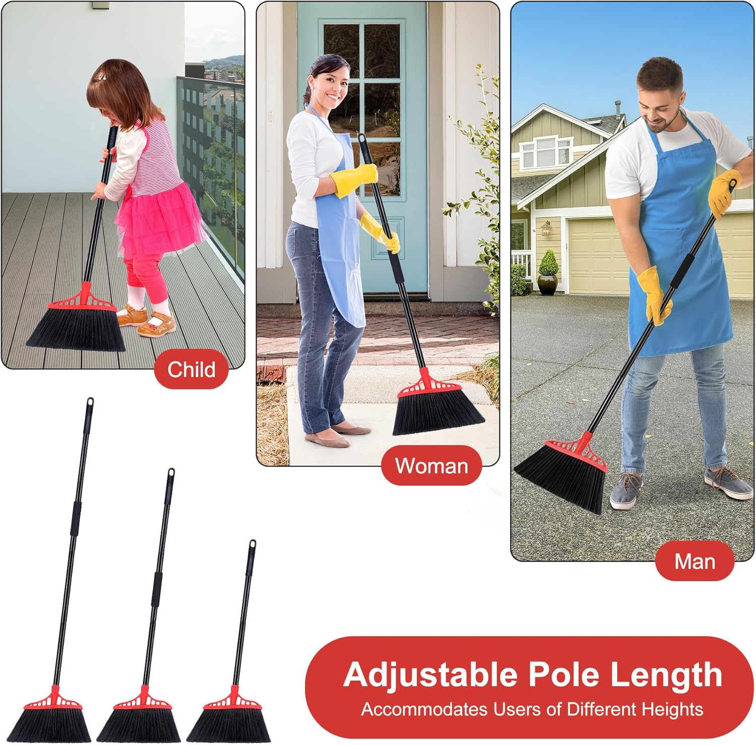 Tiumso Heavy Duty Angle Broom  - Commercial Kitchen Broom บทวิจารณ์และราคา