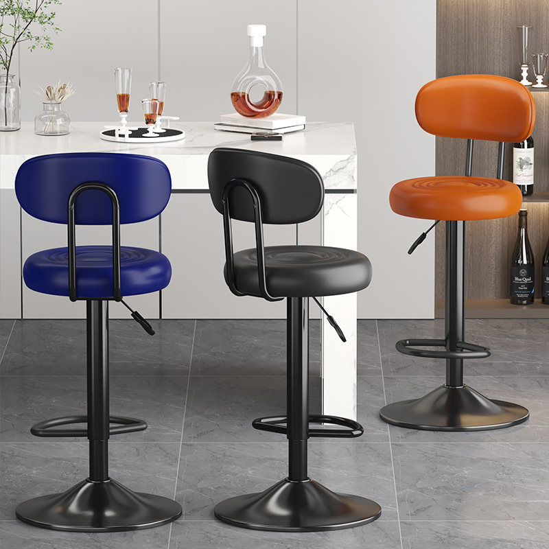Bar Chairs Swivel Metal Nordic - Commercial Kitchen Set บทวิจารณ์และราคา