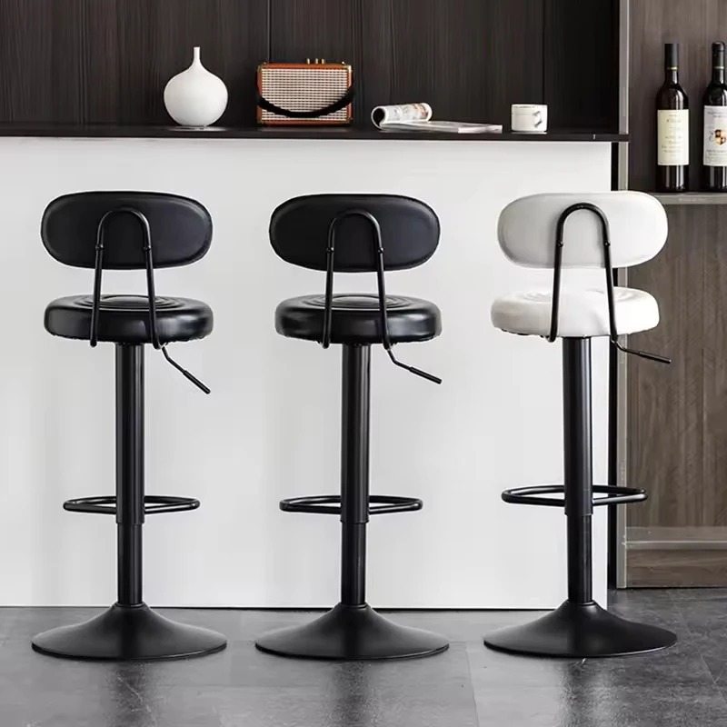 Bar Chairs Swivel Metal Nordic - Commercial Kitchen Set บทวิจารณ์และราคา