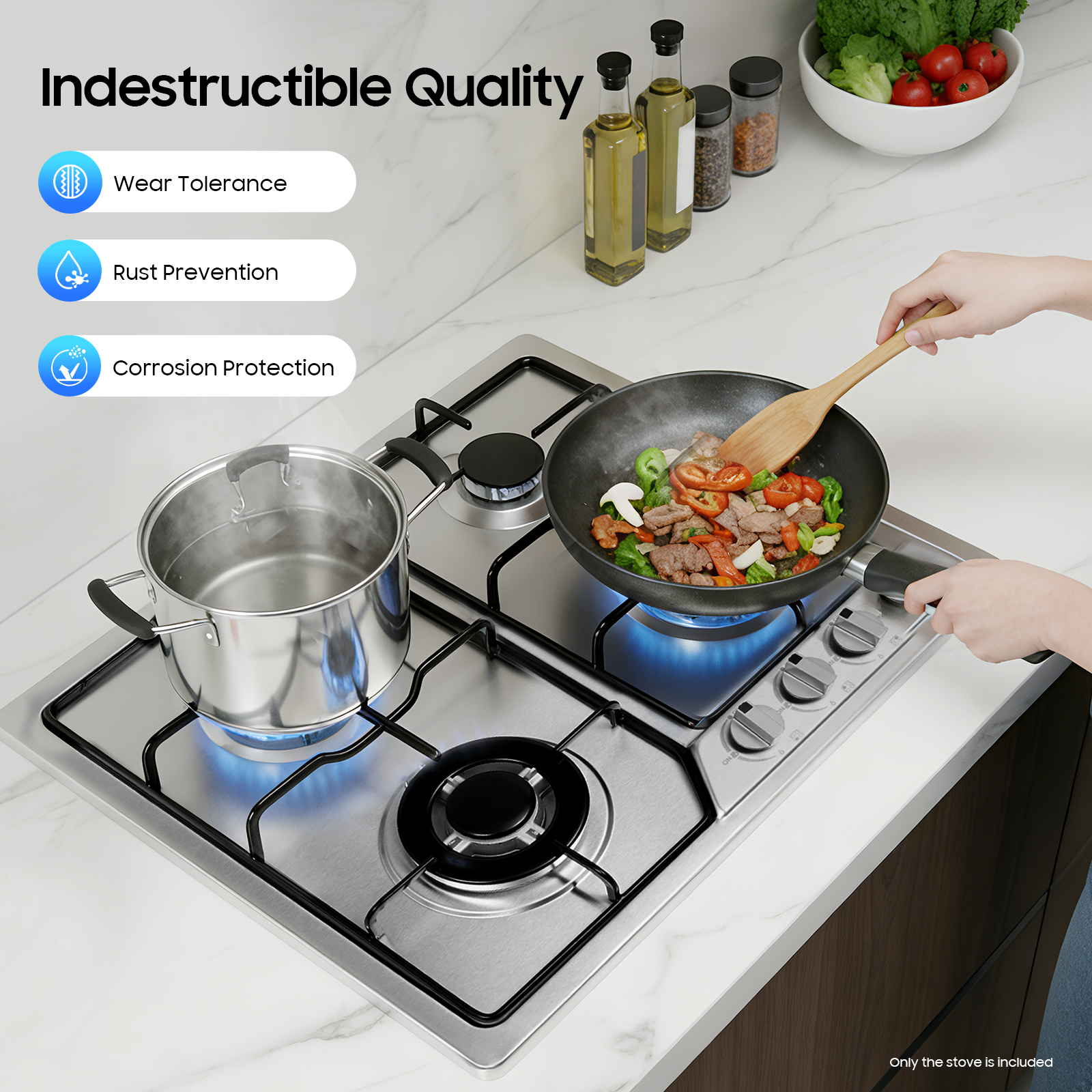 4 Head Eye Stove Gas Stove 58* - Commercial Kitchen Boiler บทวิจารณ์และราคา