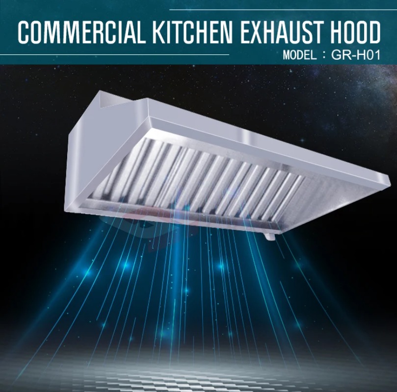 Cooker Chimney Island Range Ho - Commercial Kitchen Chimney บทวิจารณ์และราคา