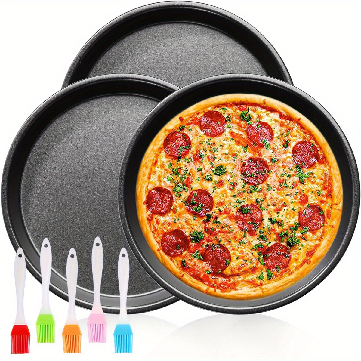 6/8/9/10inch Non-Stick Pizza T - Pizza Conveyor Oven บทวิจารณ์และราคา