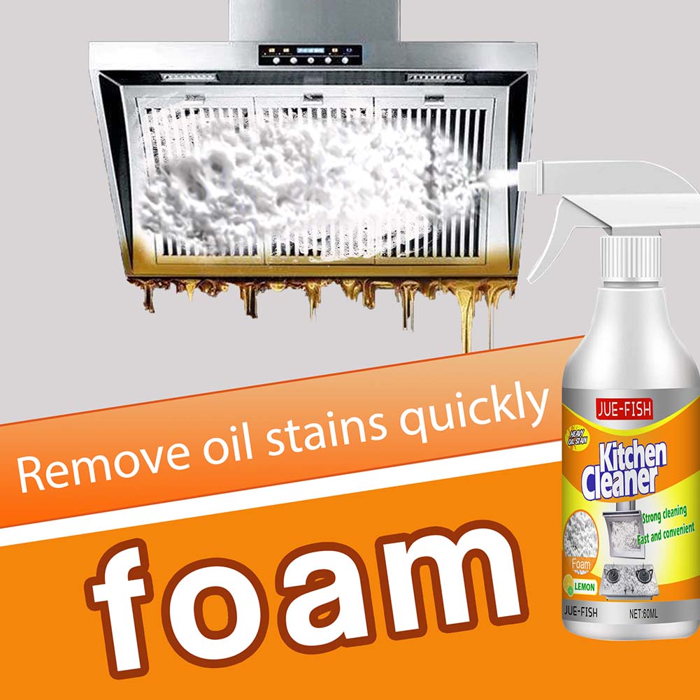 60ml Foam Cleaner Kitchen Grea - Commercial Kitchen Grease Cleaner บทวิจารณ์และราคา