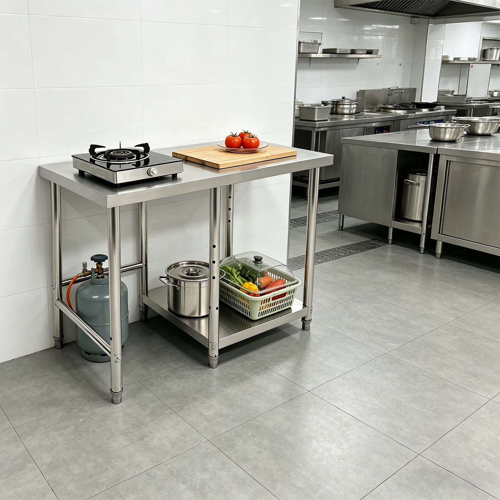 304 Stainless Steel Table For  - Commercial Kitchen Tables บทวิจารณ์และราคา