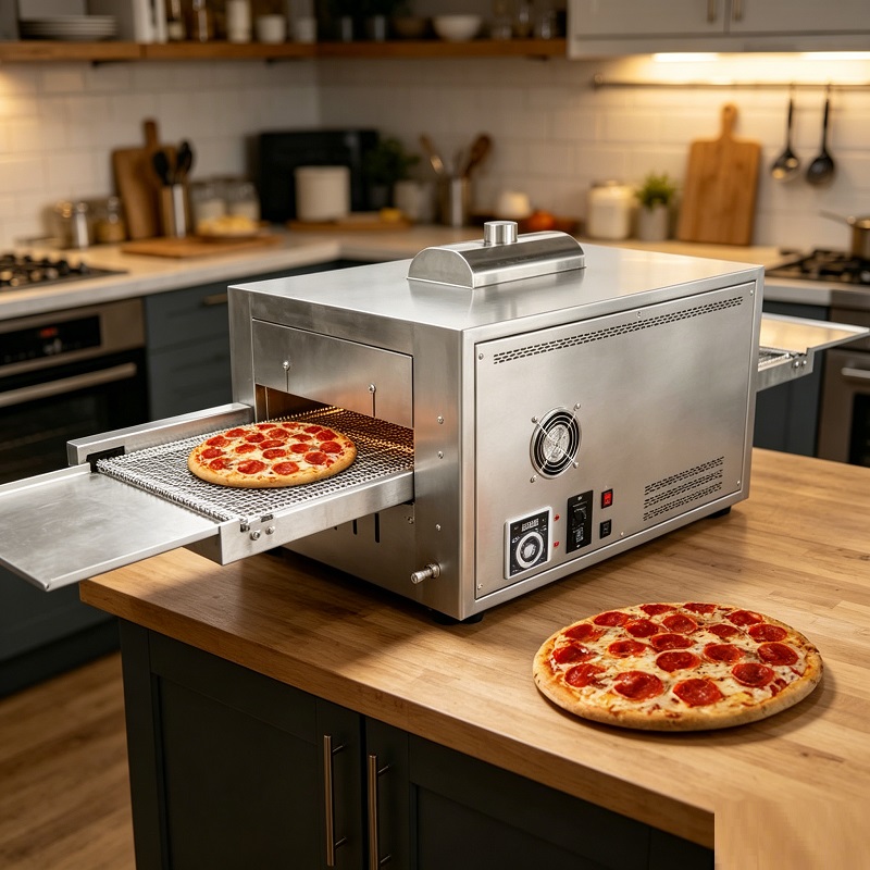 Commercial Gas Pizza Oven with - Pizza Conveyor Oven บทวิจารณ์และราคา