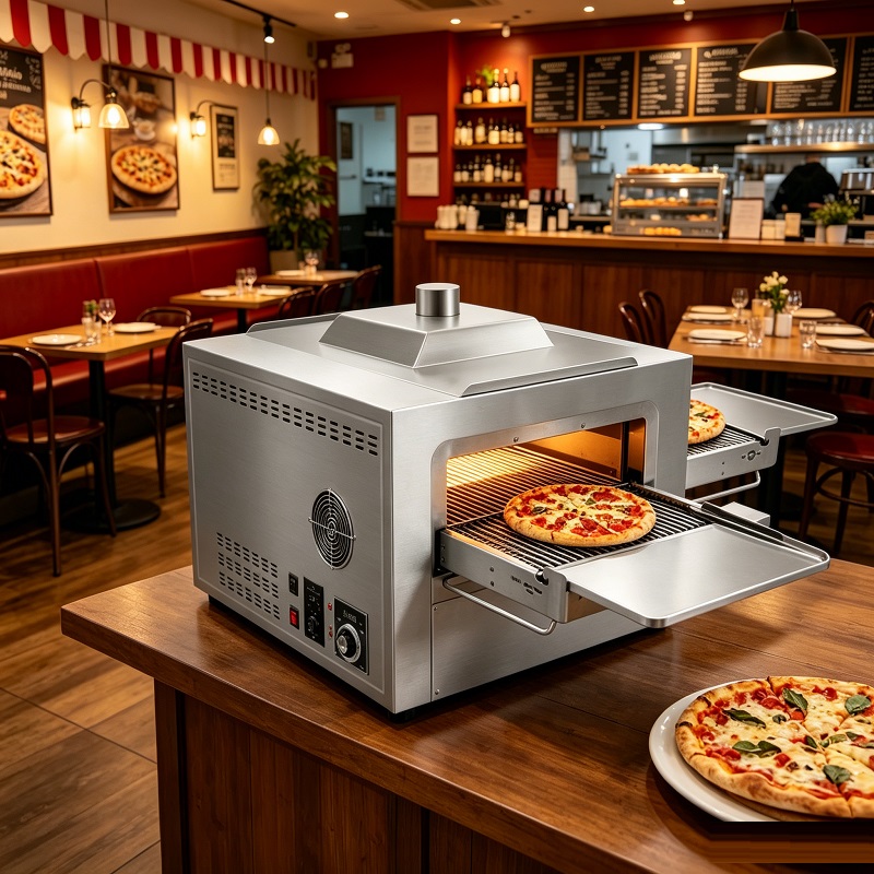 Commercial Gas Pizza Oven with - Pizza Conveyor Oven บทวิจารณ์และราคา