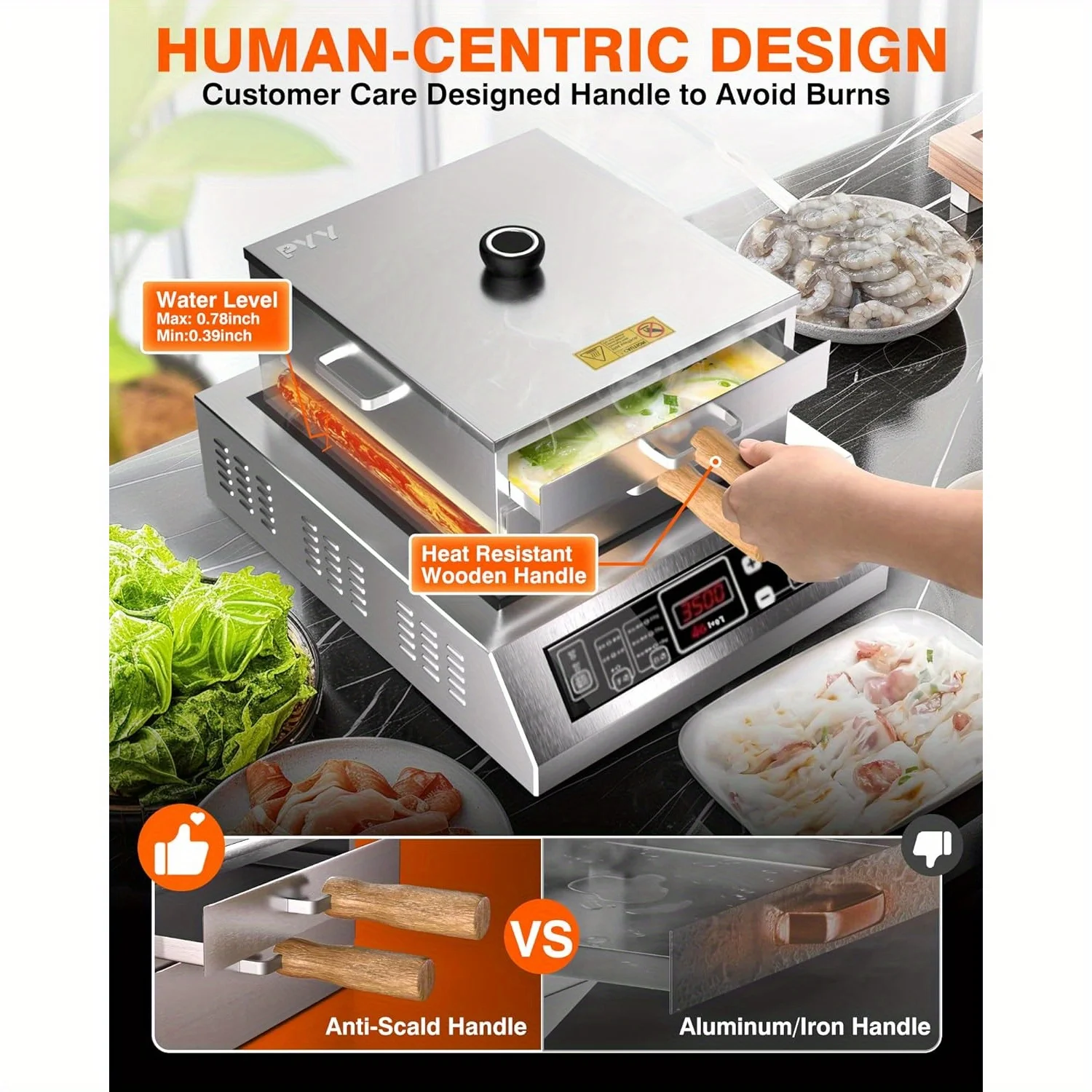 KEEHOME PYY Rice Noodle Roll S - Commercial Kitchen Boiler บทวิจารณ์และราคา