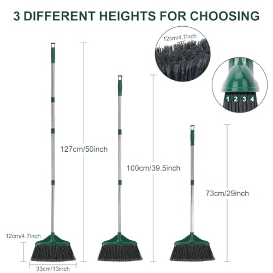 Broom Outdoor Indoor Commercia - Commercial Kitchen Broom บทวิจารณ์และราคา