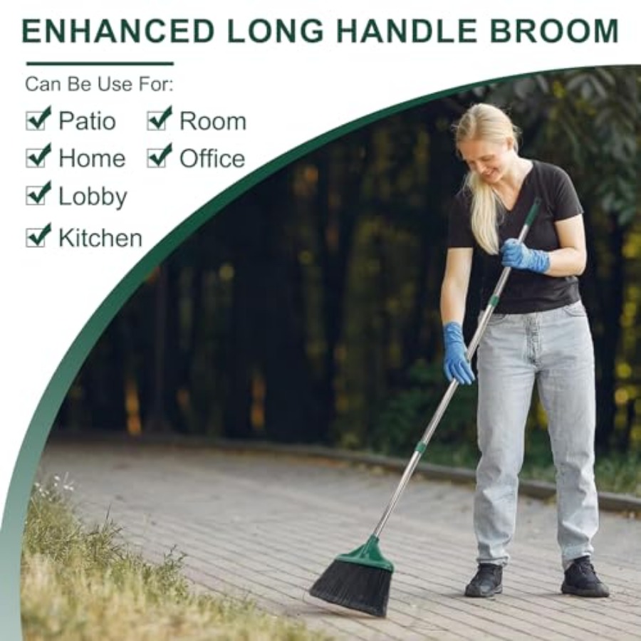 Broom Outdoor Indoor Commercia - Commercial Kitchen Broom บทวิจารณ์และราคา