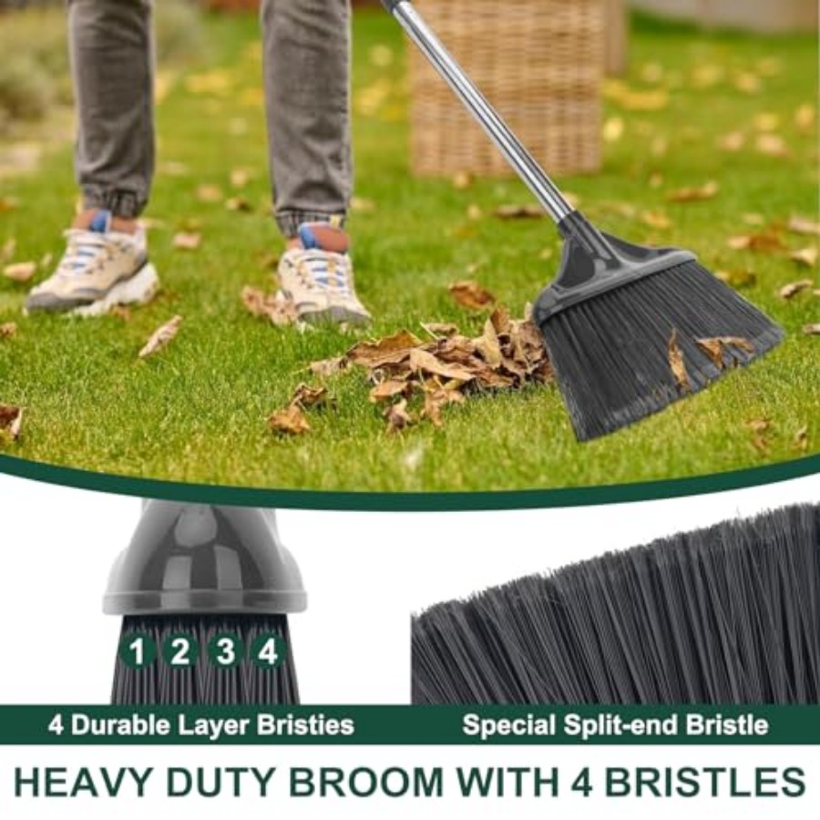 Broom Outdoor Indoor Commercia - Commercial Kitchen Broom บทวิจารณ์และราคา