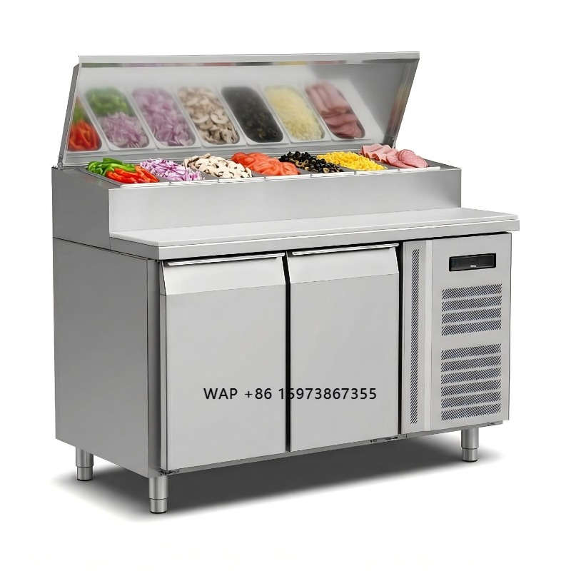 OEM Counter Fridge Sandwich Pr - Commercial Kitchen Tables บทวิจารณ์และราคา