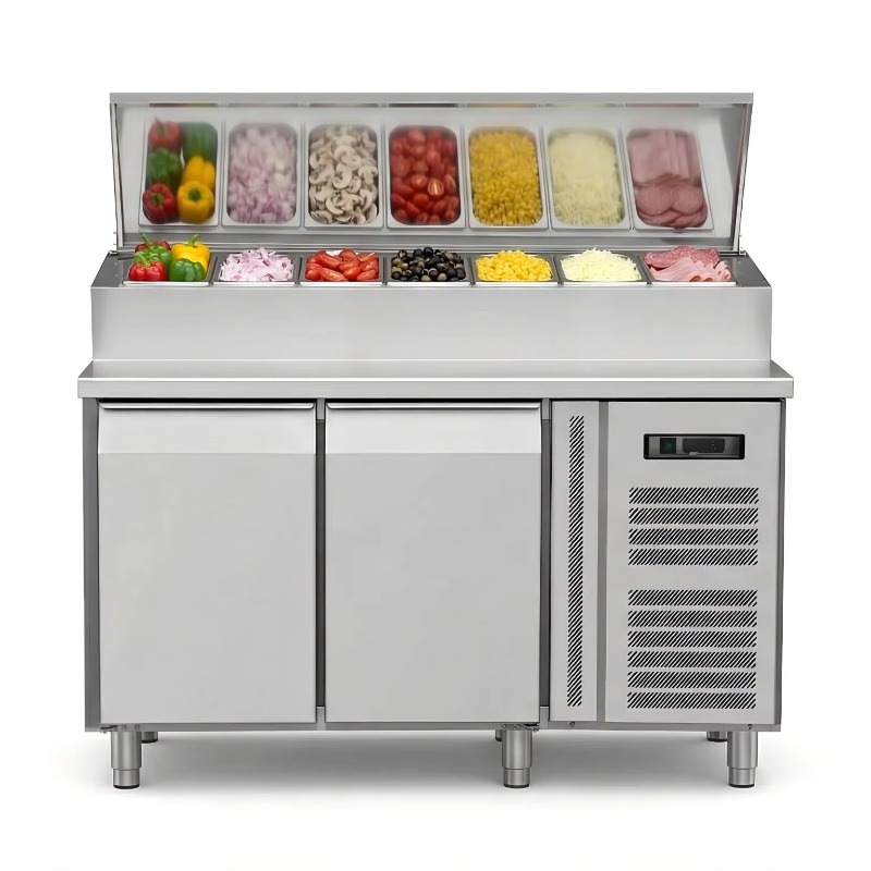 OEM Counter Fridge Sandwich Pr - Commercial Kitchen Tables บทวิจารณ์และราคา