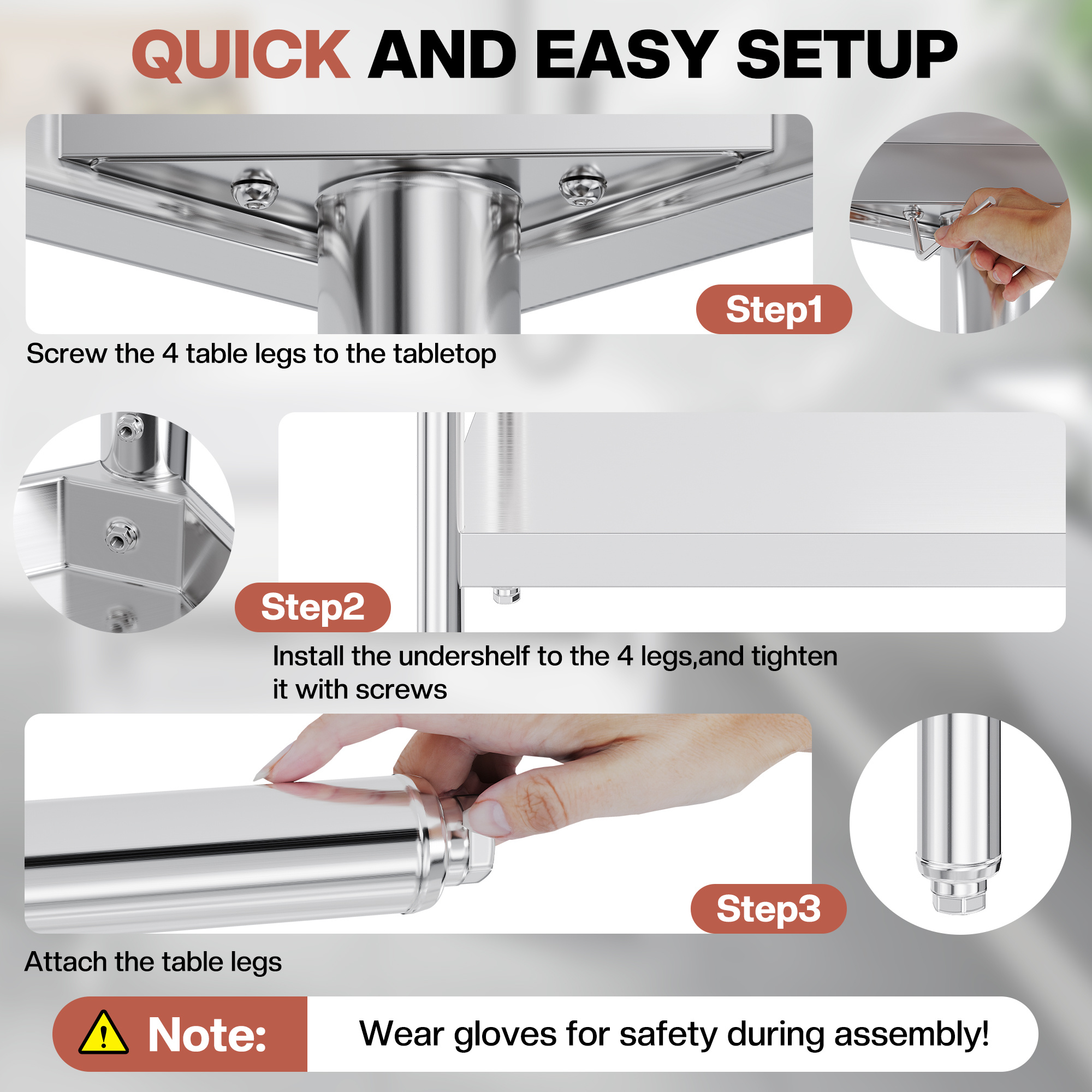 30×48–30×108 Inch Stainless St - Commercial Kitchen Tables บทวิจารณ์และราคา