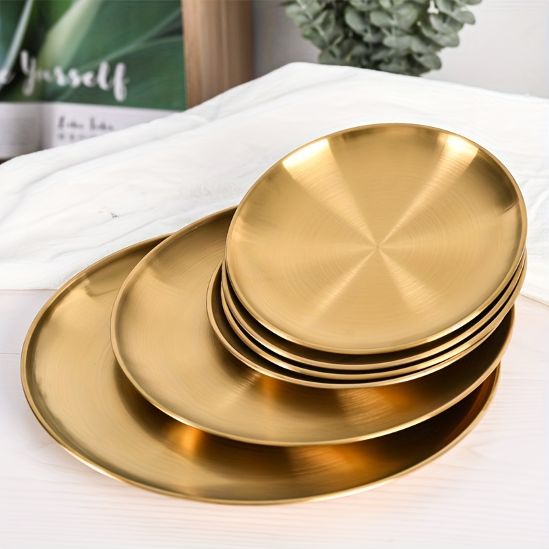 2pcs, Golden Pizza Plates, Sta - Pizza Conveyor Oven บทวิจารณ์และราคา