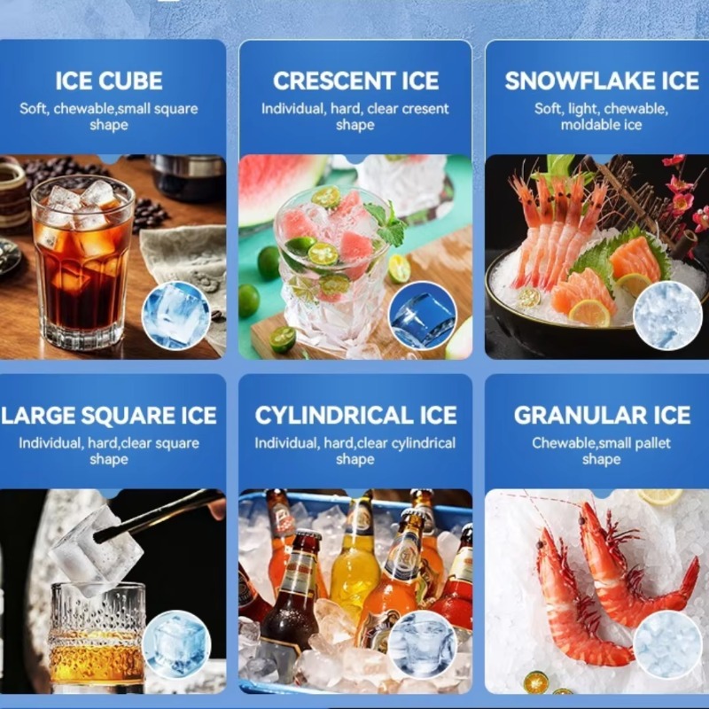Commercial Automatic Cube Ice  - Commercial Ice Maker บทวิจารณ์และราคา
