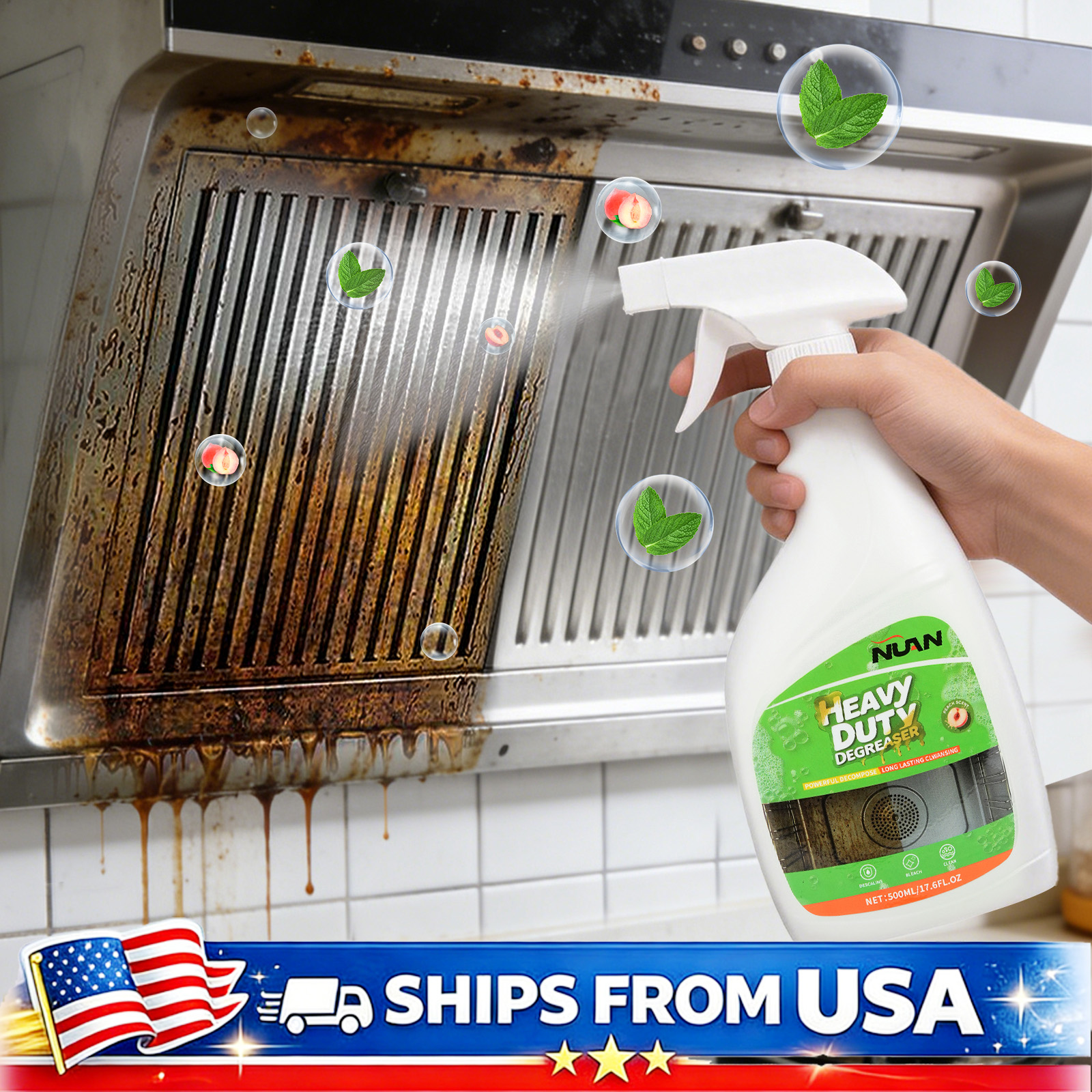 Kitchen Hood Grease Remover Cl - Commercial Kitchen Grease Cleaner บทวิจารณ์และราคา