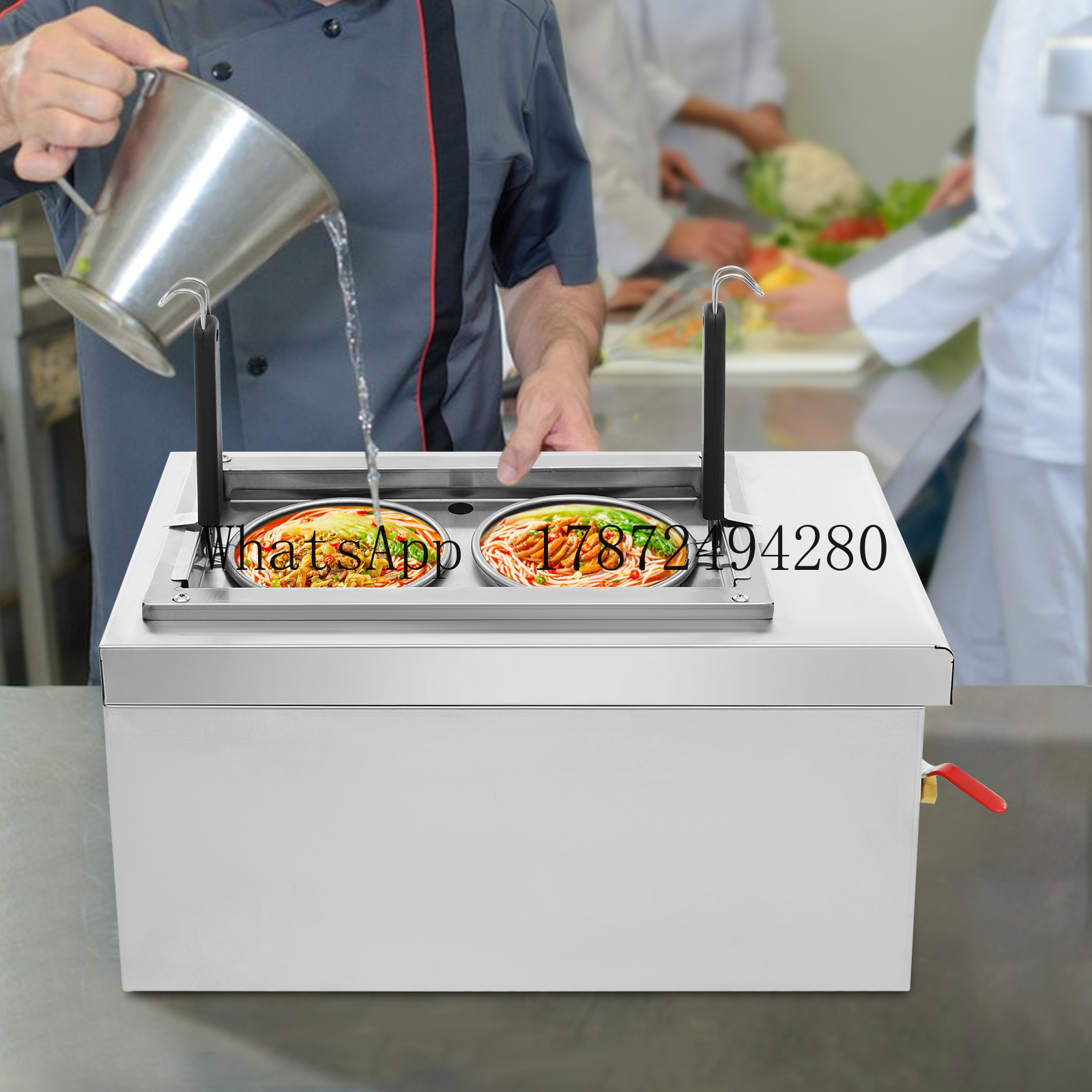 2-Pan Electric Noodles Pasta B - Commercial Kitchen Boiler บทวิจารณ์และราคา