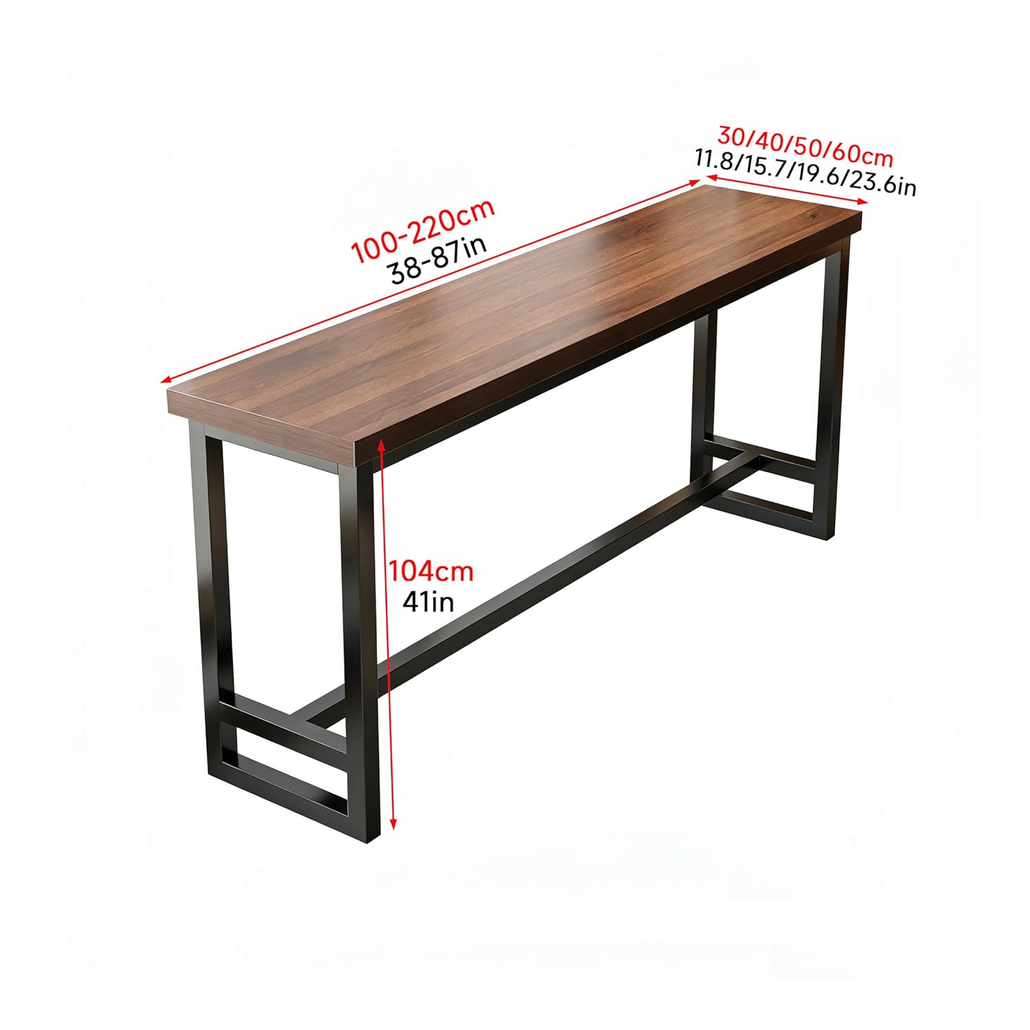 Narrow Counter Height Bar Tabl - Commercial Kitchen Small Space บทวิจารณ์และราคา