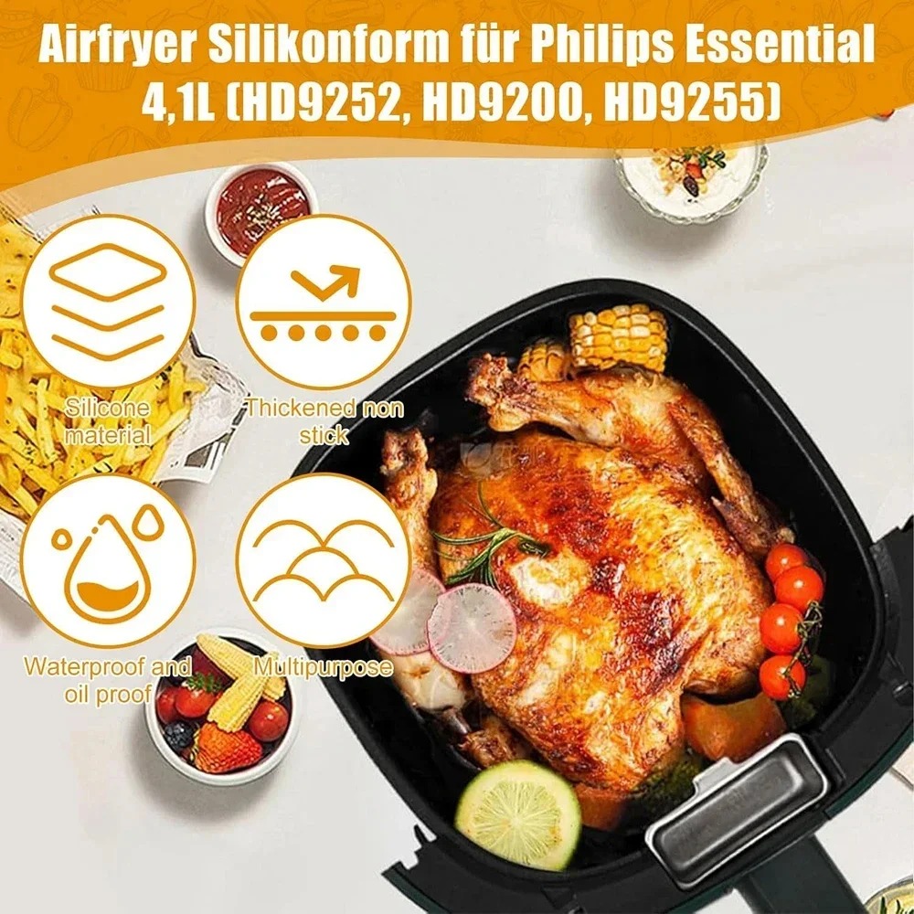Air Fryer Silicone Baking Tray - Pizza Conveyor Oven บทวิจารณ์และราคา
