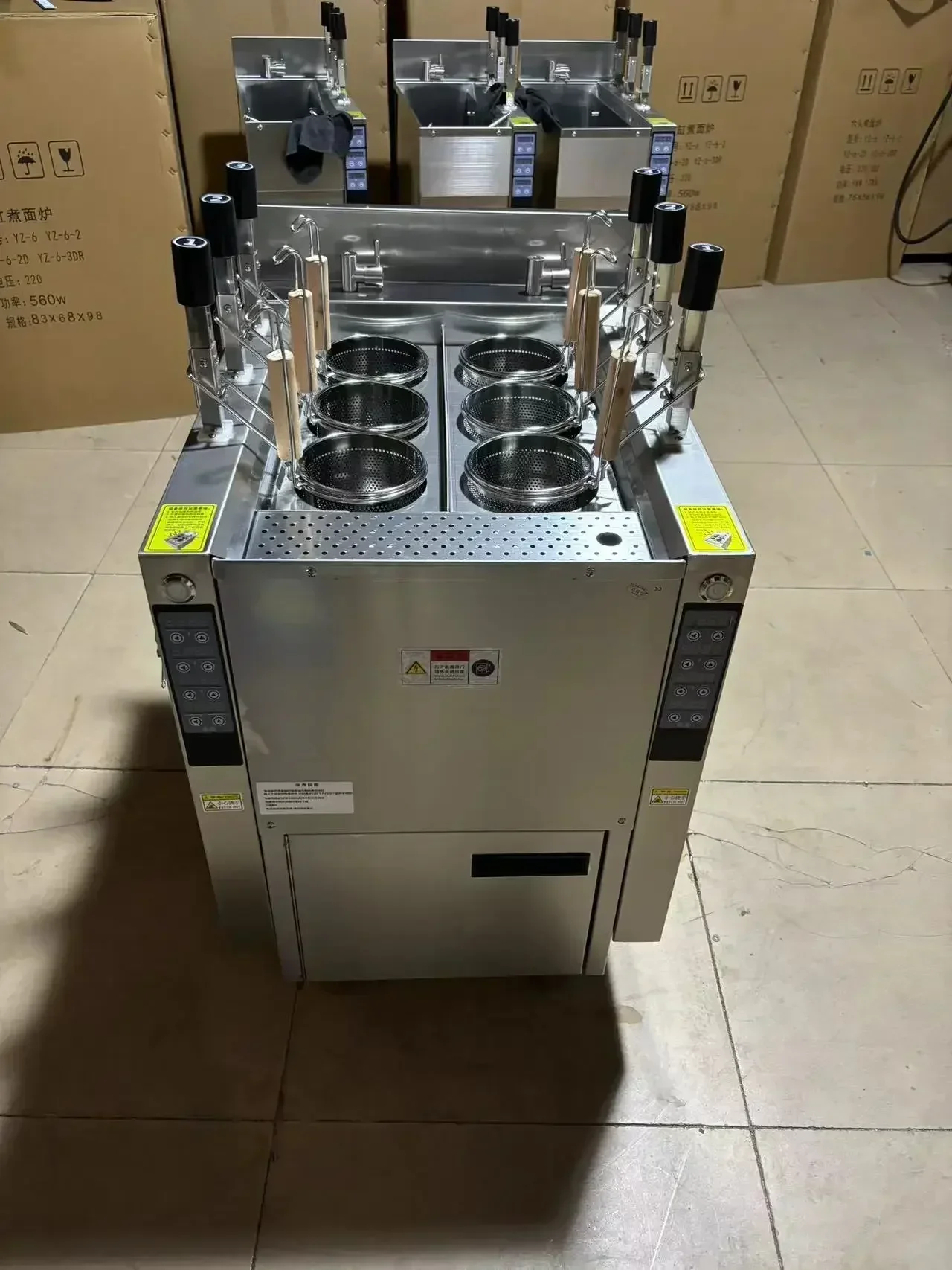 Auto-lift Pasta Cooker with 6  - Commercial Kitchen Boiler บทวิจารณ์และราคา