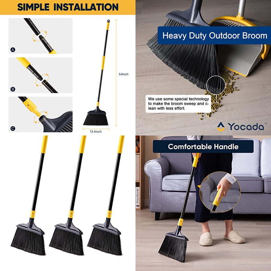 Commercial Broom Outdoor Indoo - Commercial Kitchen Broom บทวิจารณ์และราคา