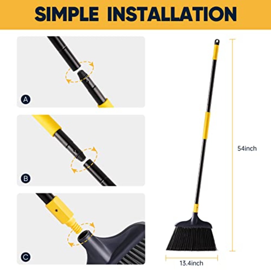 Commercial Broom Outdoor Indoo - Commercial Kitchen Broom บทวิจารณ์และราคา