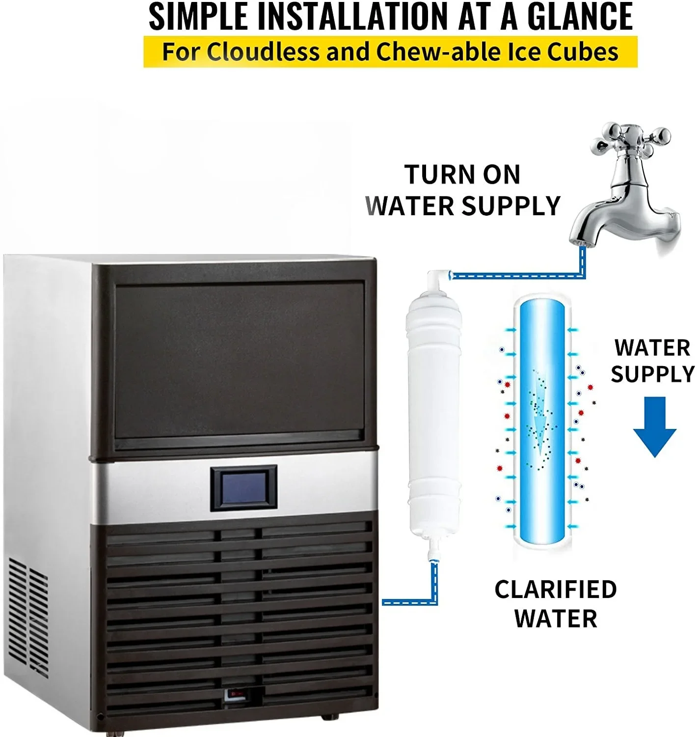 55kg Industrial Flake/Tube/Blo - Commercial Kitchen Youtube บทวิจารณ์และราคา