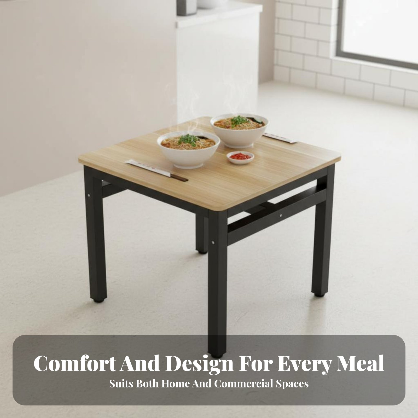 Square Table with 4 Chairs Eas - Commercial Kitchen Set บทวิจารณ์และราคา