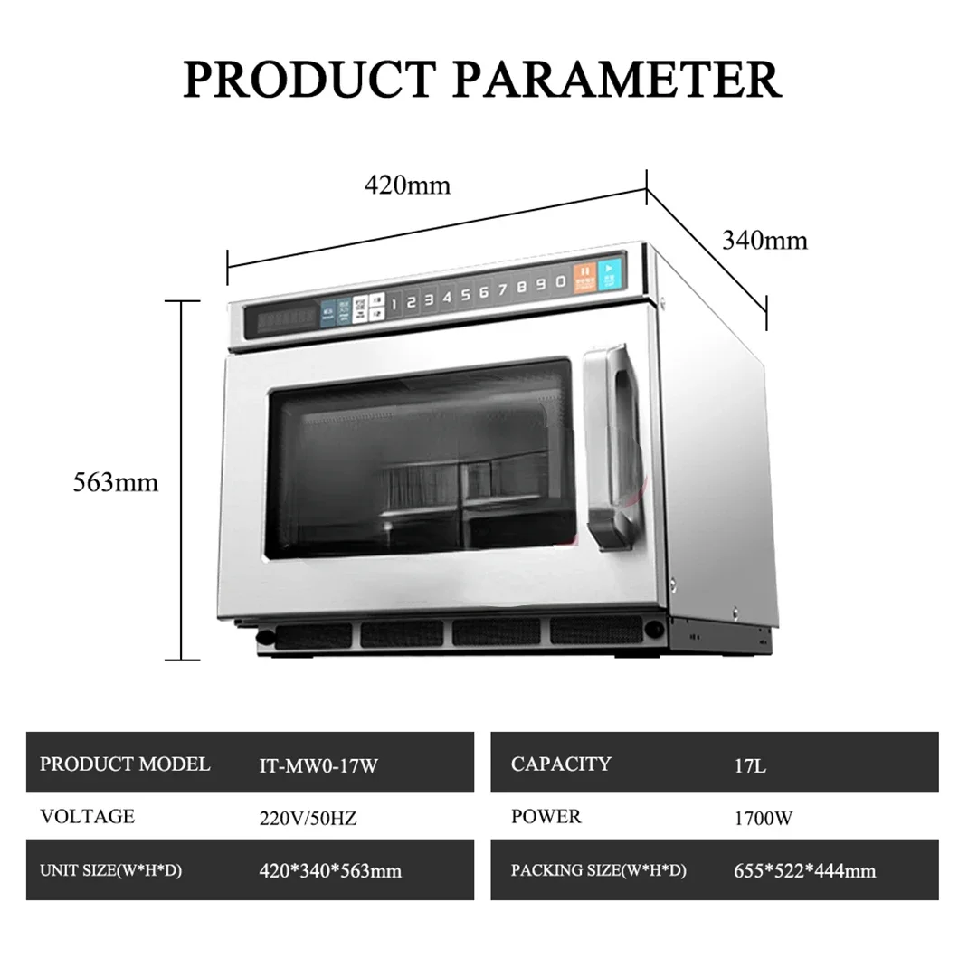 Best Seller FirstHot Selling 1 - Commercial Kitchen Microwave บทวิจารณ์และราคา