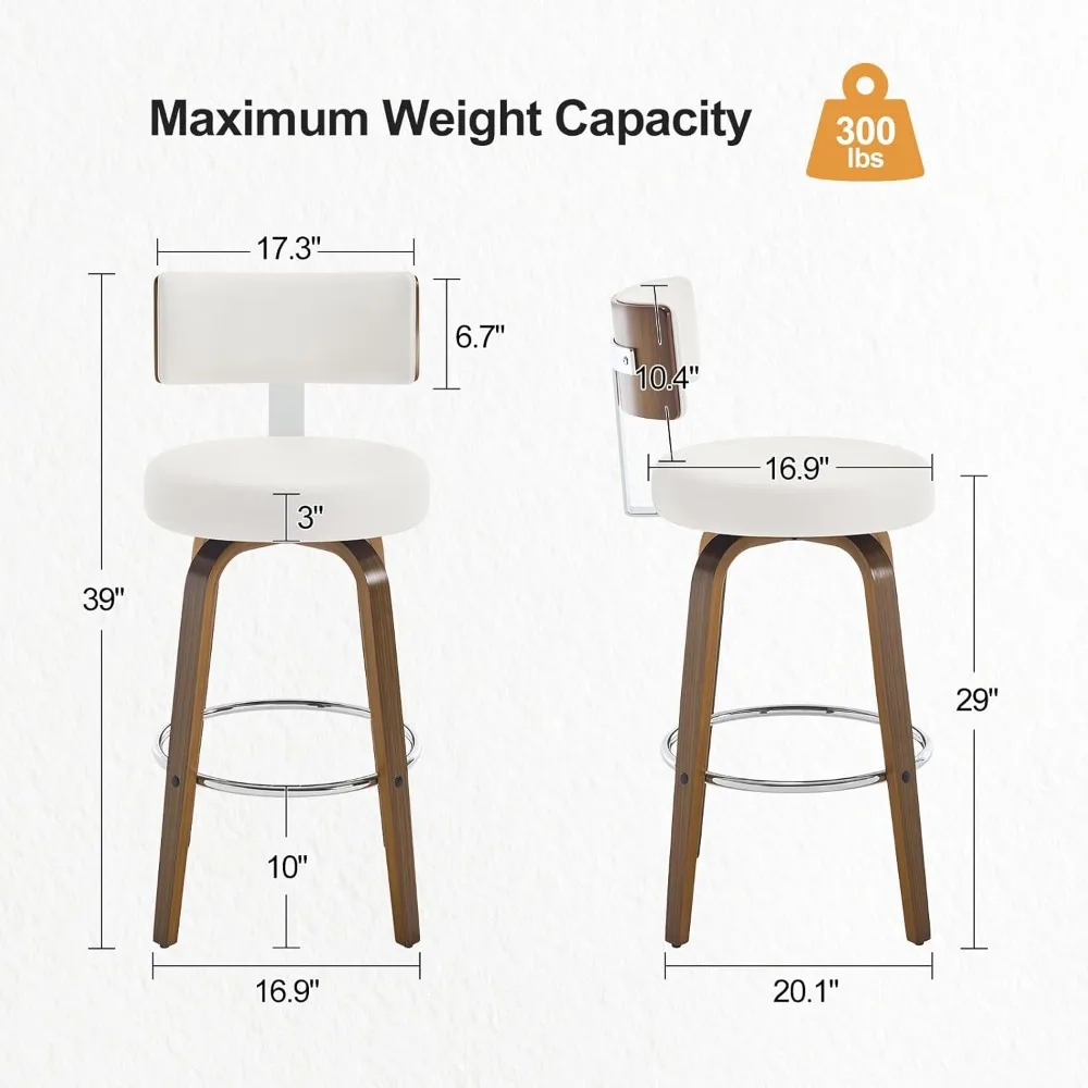 Bar Height Bar Stools Set of 3 - Commercial Kitchen Set บทวิจารณ์และราคา