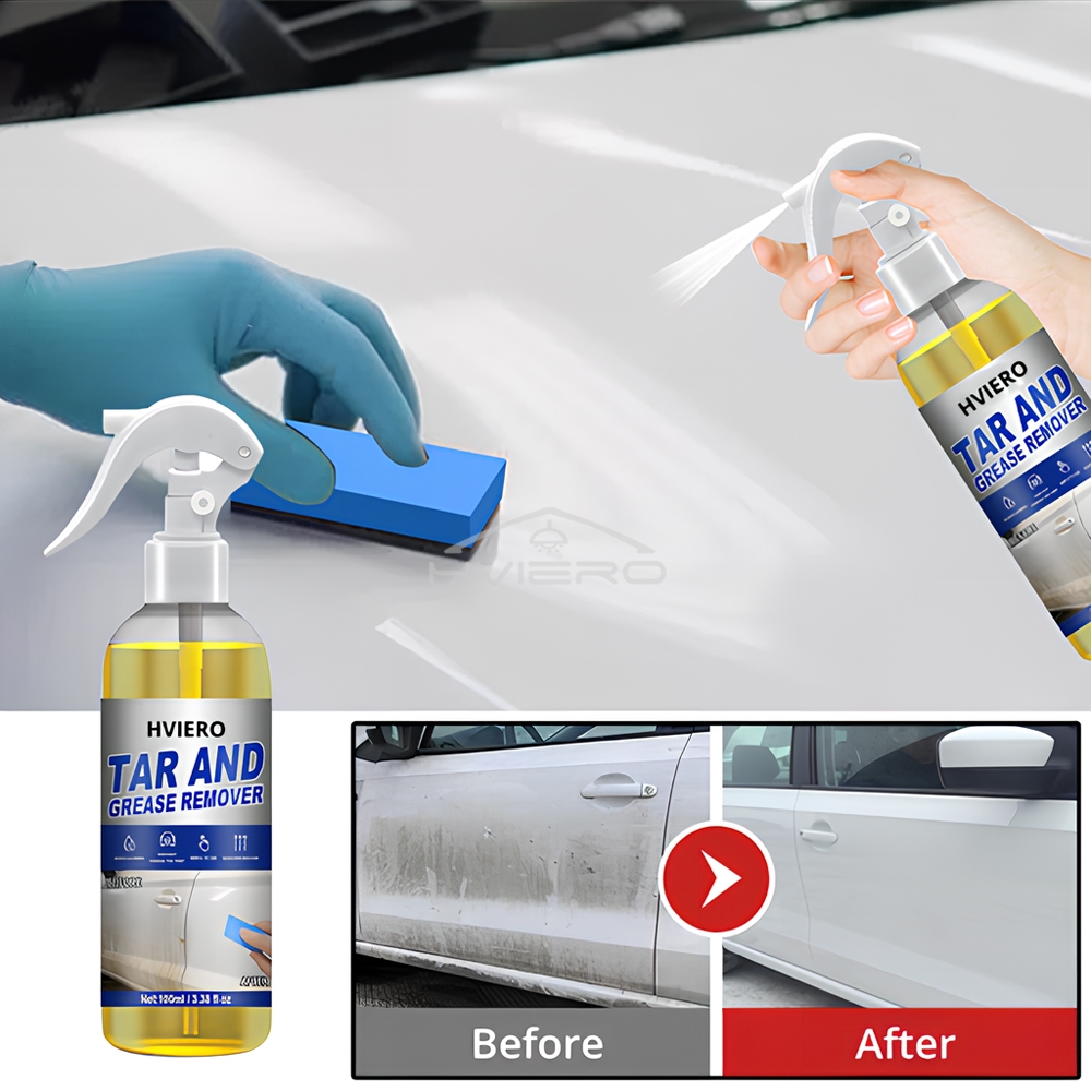 100ml Car Oil Tar Remover Solv - Commercial Kitchen Grease Cleaner บทวิจารณ์และราคา