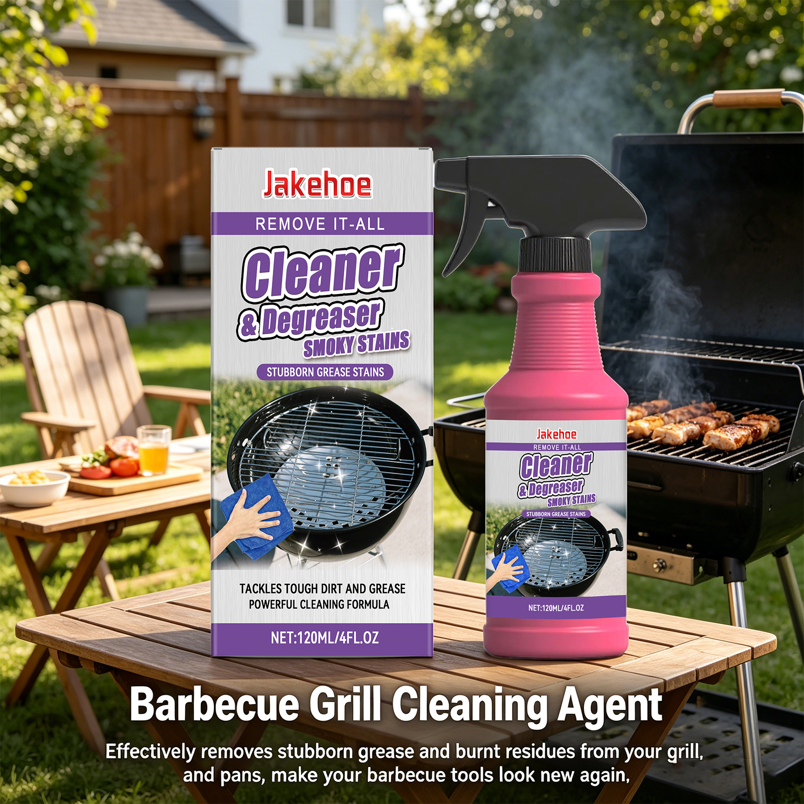 BBQ Grill Grate Cleaner Dissol - Commercial Kitchen Grease Cleaner บทวิจารณ์และราคา