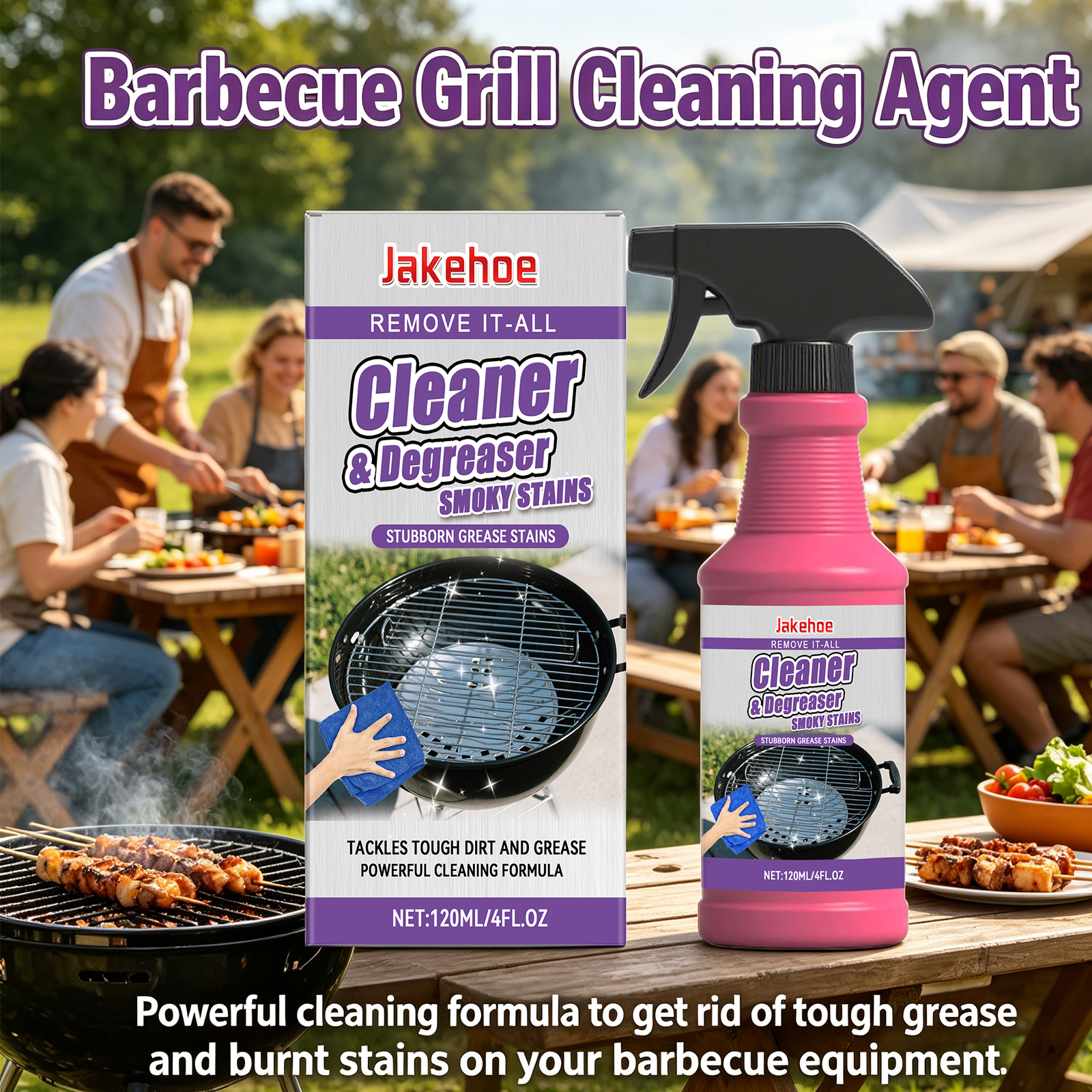 BBQ Grill Grate Cleaner Dissol - Commercial Kitchen Grease Cleaner บทวิจารณ์และราคา