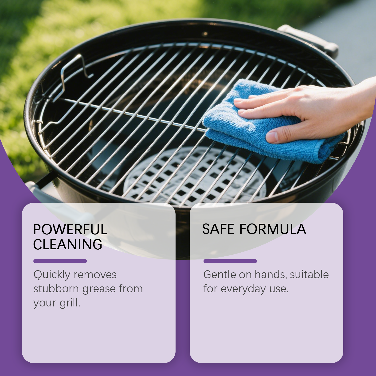 BBQ Grill Grate Cleaner Dissol - Commercial Kitchen Grease Cleaner บทวิจารณ์และราคา