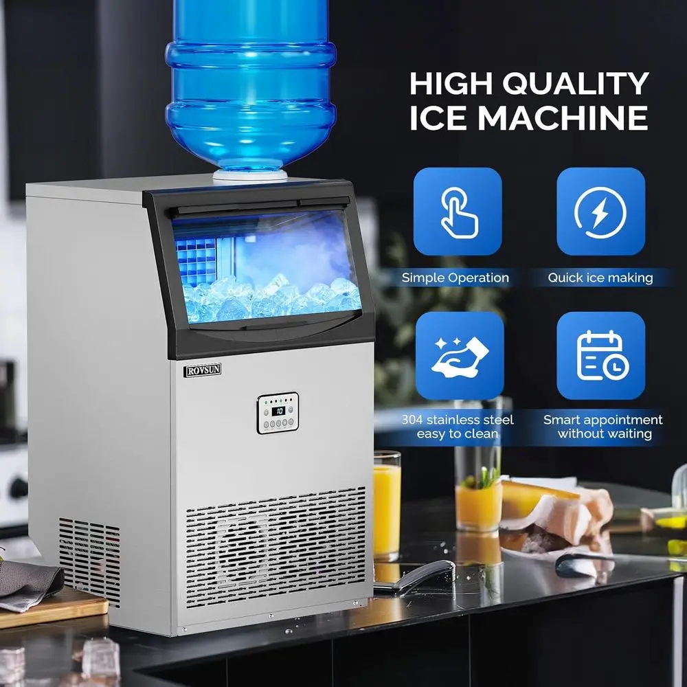 110LBS/24H Commercial Ice Make - Commercial Ice Maker บทวิจารณ์และราคา