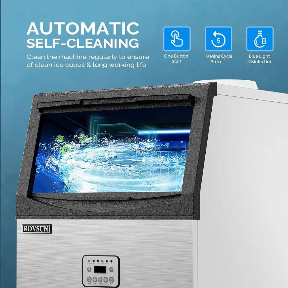 110LBS/24H Commercial Ice Make - Commercial Ice Maker บทวิจารณ์และราคา