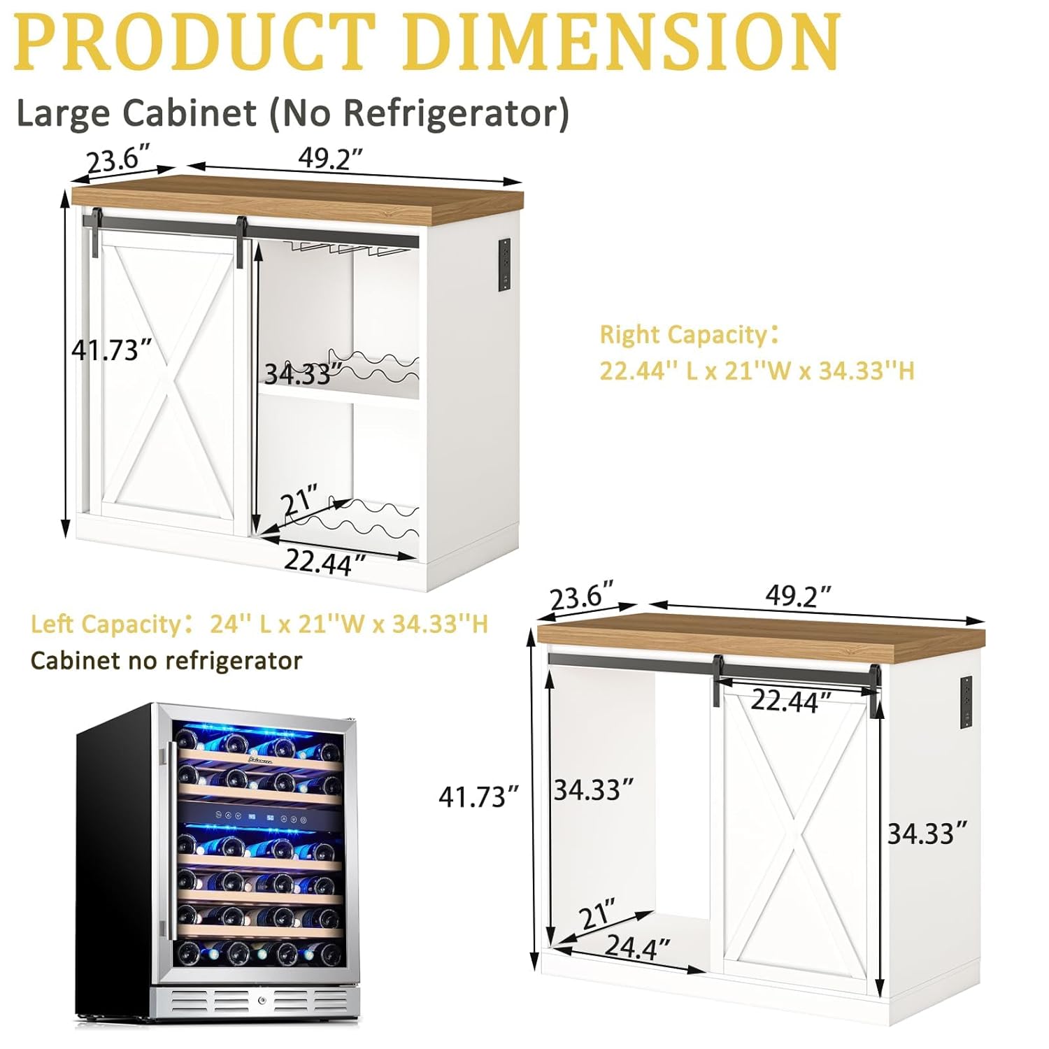 Customizable Coffee Bar Cabine - Commercial Kitchen Fridge บทวิจารณ์และราคา